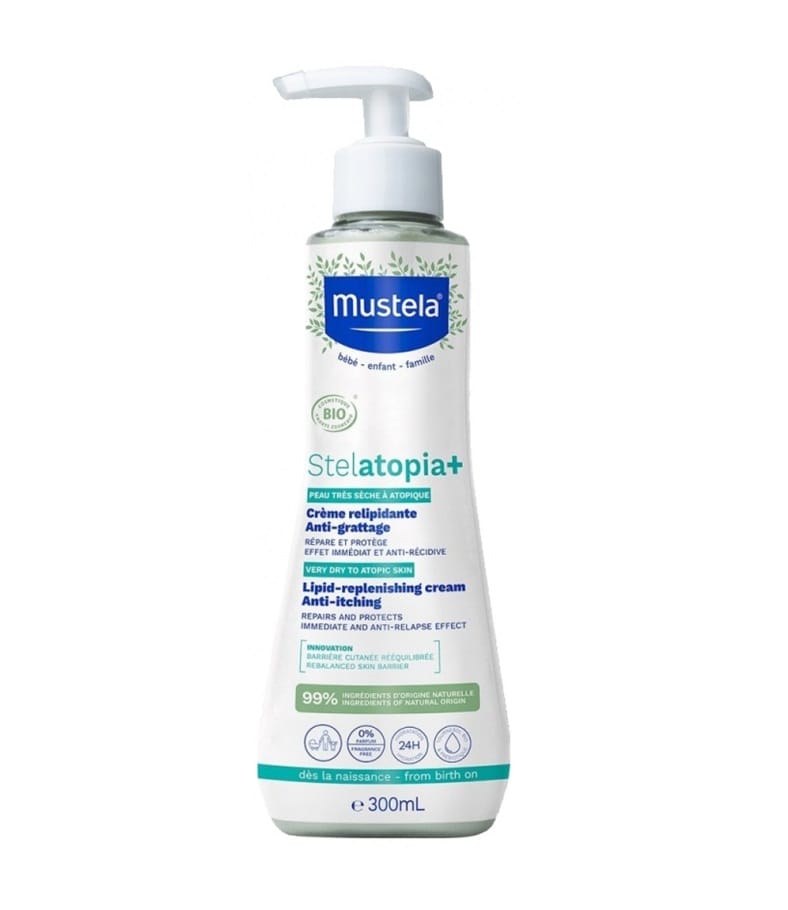 Mustela Stelatopia+ Crème Relipidante Anti-Grattage Bio 300 ml