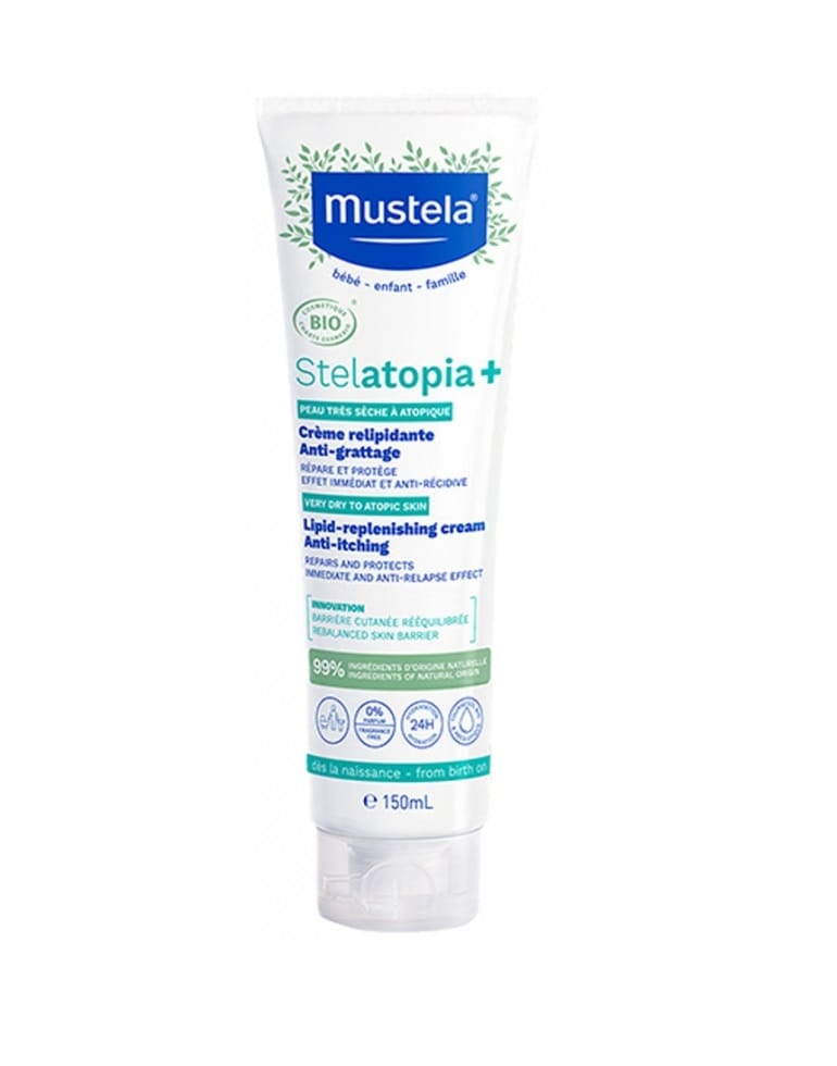 Mustela Stelatopia+ Crème Relipidante Anti-Grattage Bio 150 ml
