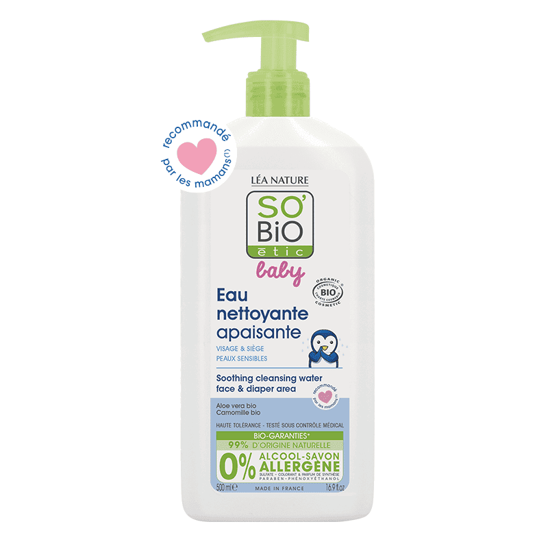 So Bio Eau nettoyante apaisante 500ml
