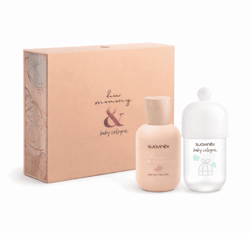 Suavinex Coffret eau de cologne Maman + baby cologne Rose