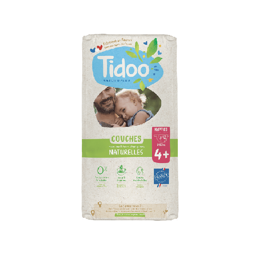 Tidoo Couches Écologiques Taille 4+ 9-20kg 42un