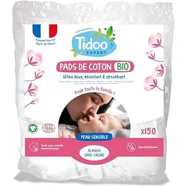 Tidoo Pads de Coton Bio x150