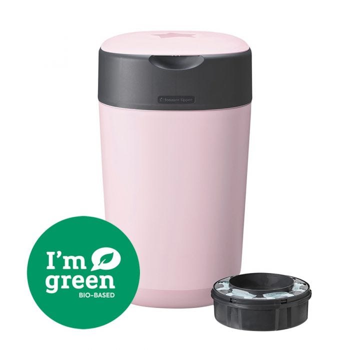 Tommee Tippee Poubelle à Couches Twist & Click – Rose