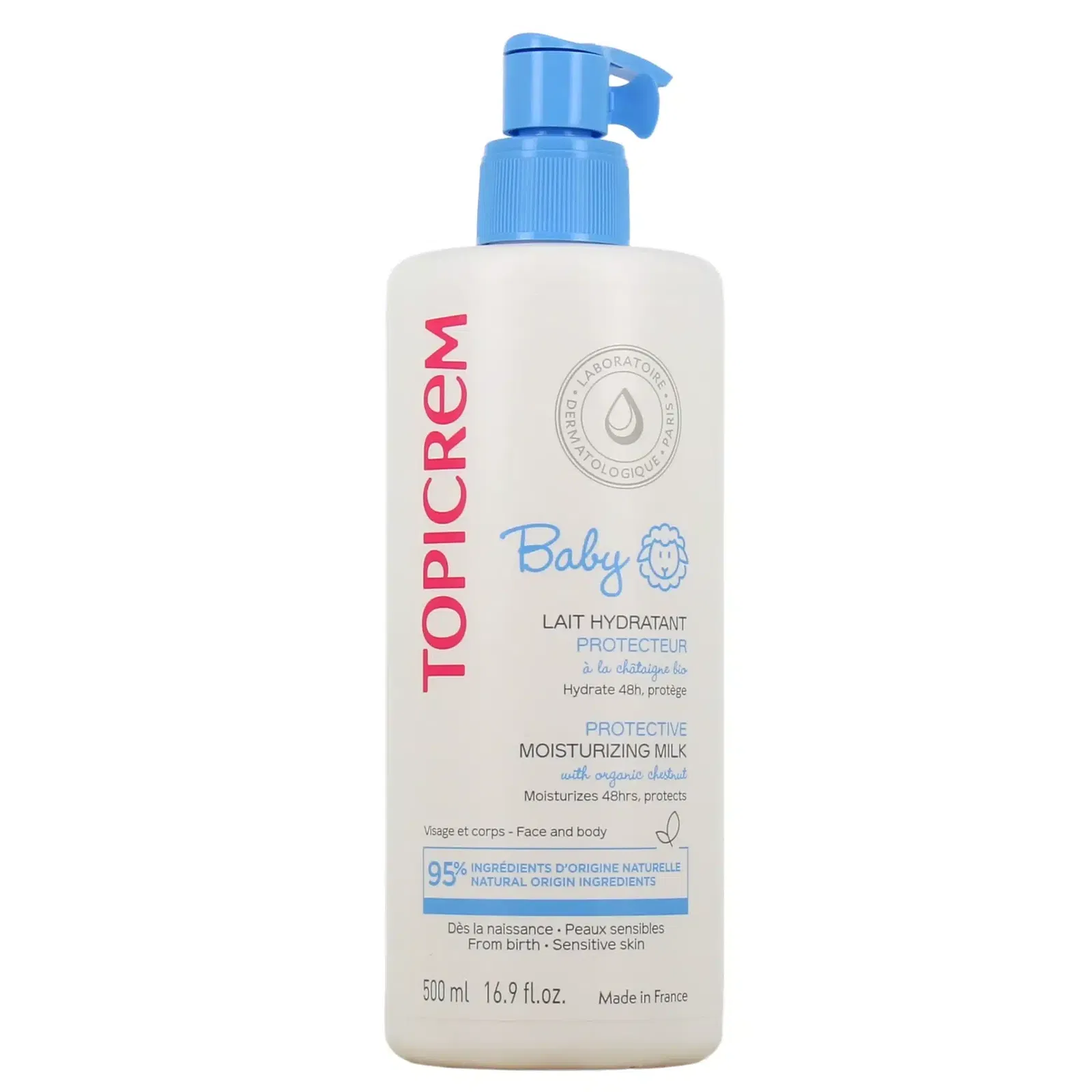 Topicrem Baby Lait Hydratant Protecteur 500ml