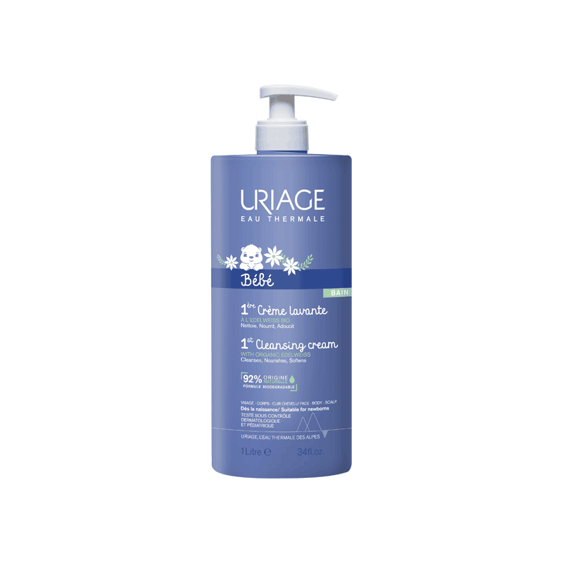 Uriage Bébé 1ère crème lavante 1L