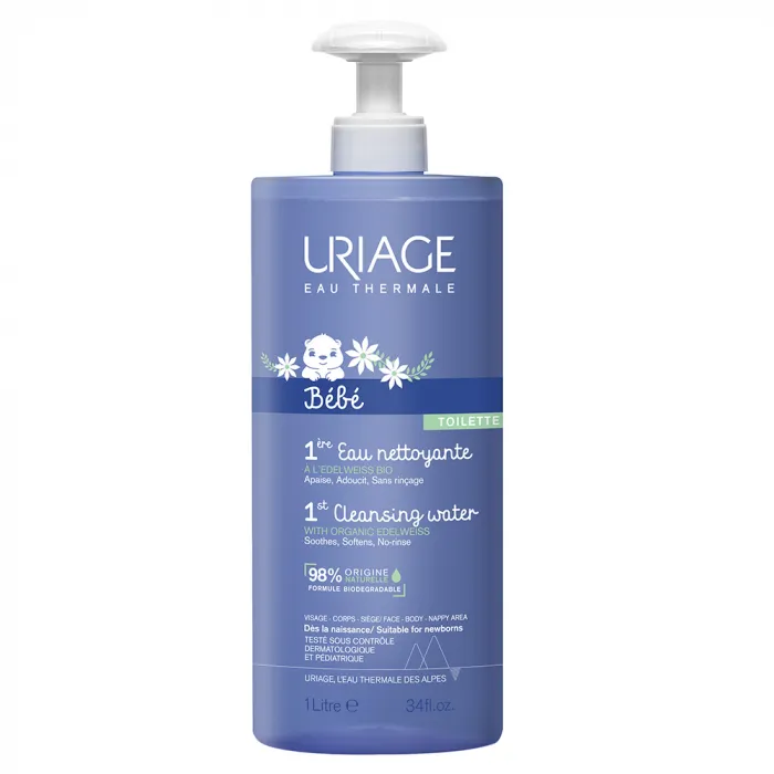 Uriage Bébé 1ère Eau Nettoyante 1L