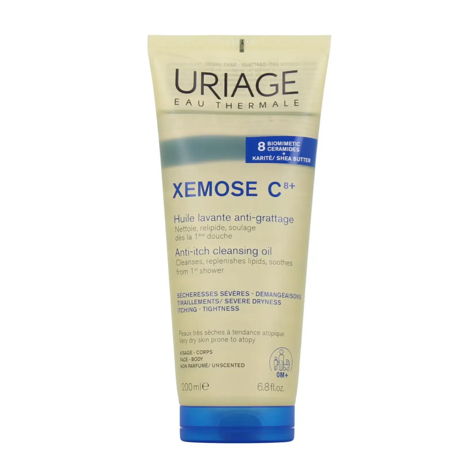 Uriage Xémose C8+ Huile Lavante anti-grattage 200ml