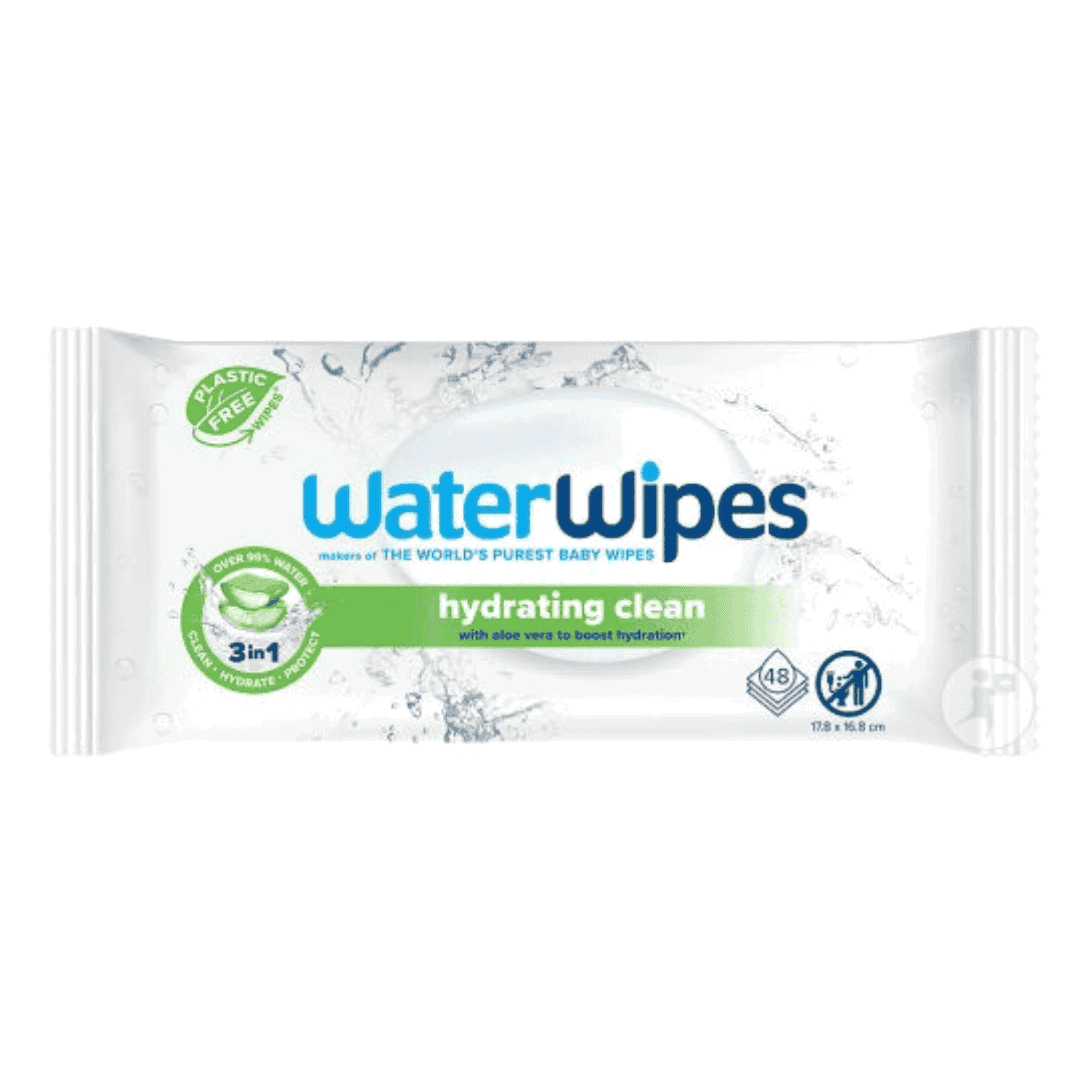 WaterWipes Lingettes Hydratantes Aloe Vera x48