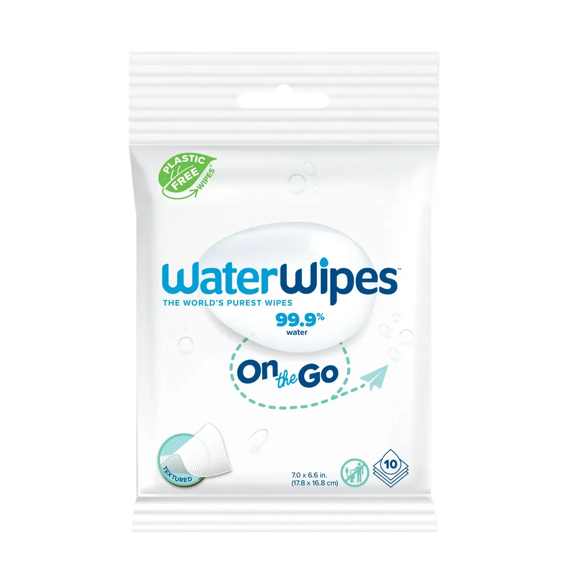 WaterWipes On The Go – 10 Lingettes