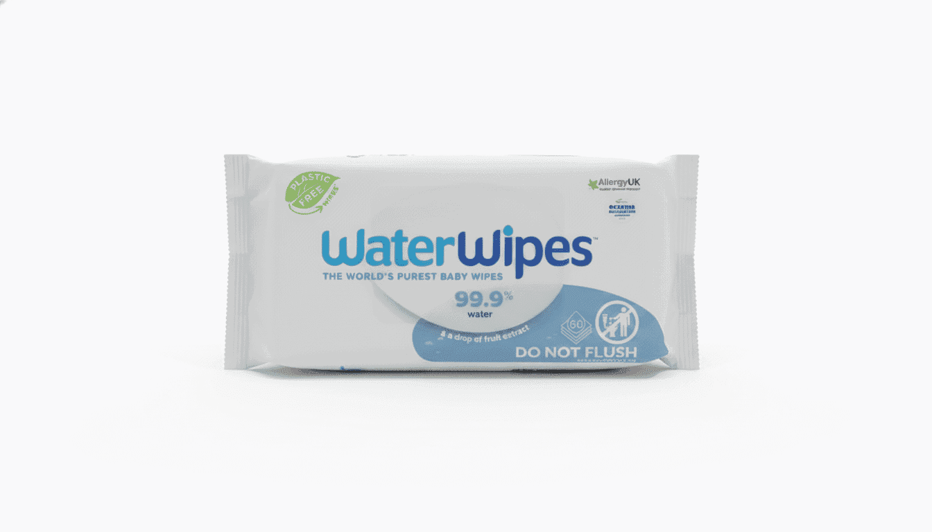 WaterWipes Lingettes nettoyantes bébé 60unités