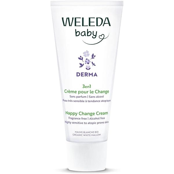Weleda Baby Derma Crème pour le Change à la Mauve blanche Bio 50ml