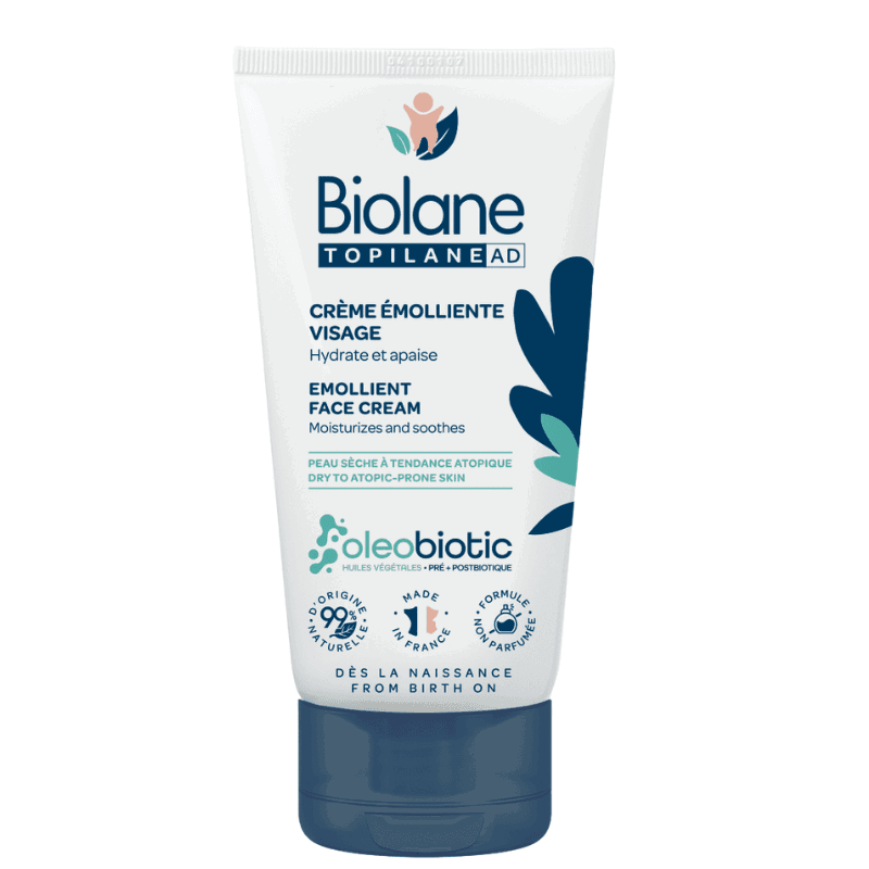 Biolane Topilane AD Crème Émolliente Visage 50ml