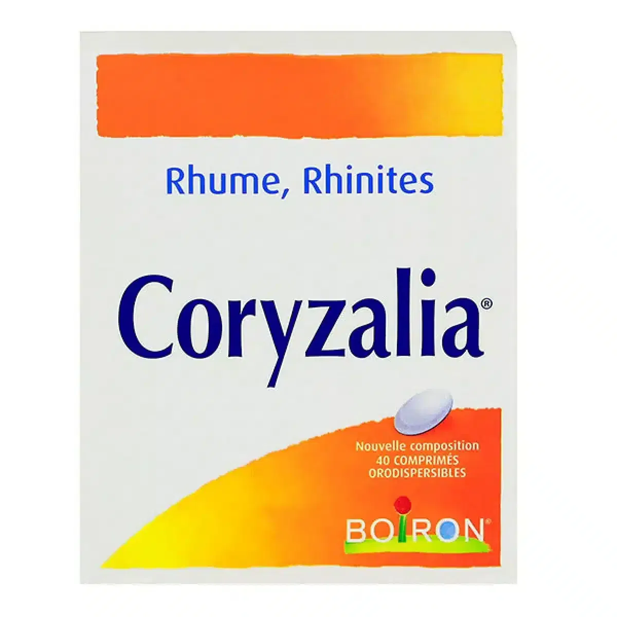 Boiron Coryzalia Rhumes Rhinites 40 comprimés