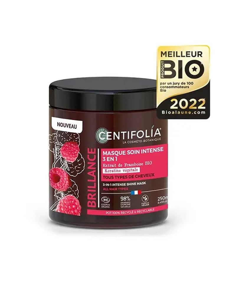 Centifolia Masque soin brillance intense 3en1 250ml Bio