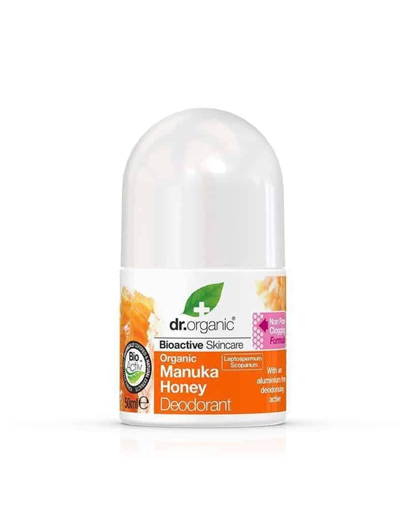 Dr Organic Déodorant au miel de Manuka Roll-On – 50ml