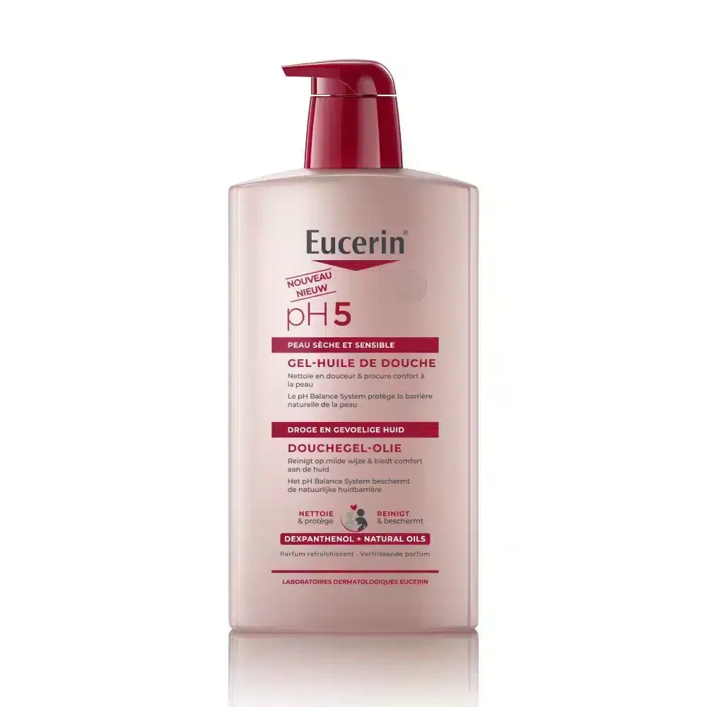 Eucerin Gel-Huile de douche PH5 – 1L