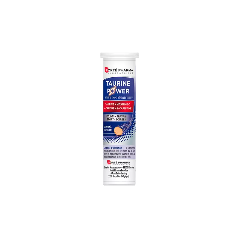 Forte Pharma énergie taurine power 15 cps effervescents