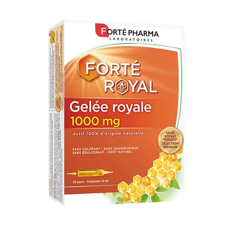 FORTE PHARMA Forté Royal Gelée Royale 1000 mg | 20 Ampoules