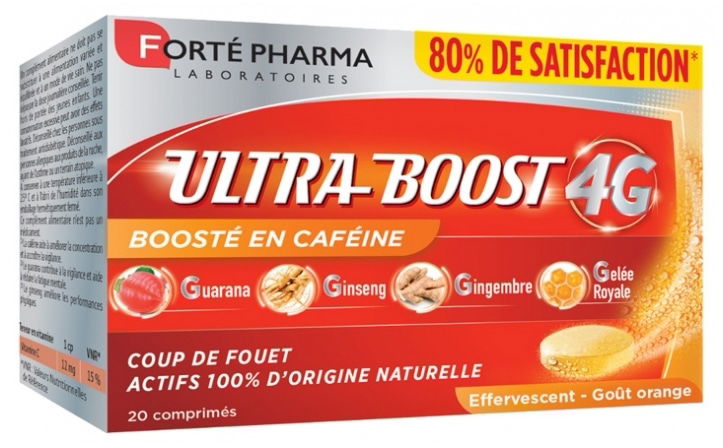 Forté Pharma Ultra-Boost 4G 20 Comprimés Effervescents