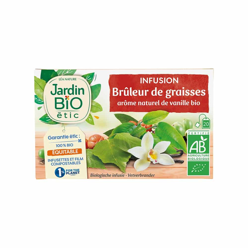 Jardin Bio Infusion brûleur de graisses arôme naturel de vanille bio
