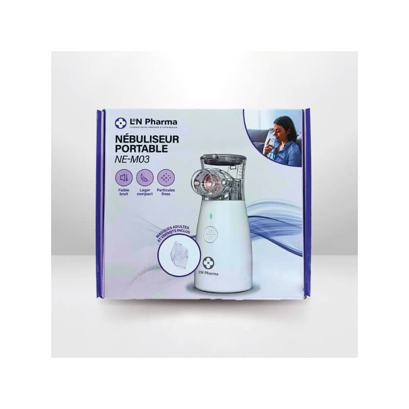 L2N Pharma Nébuliseur portable Masques Adultes et Enfants Inclus