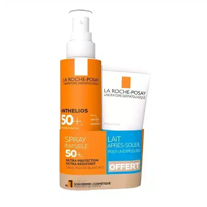 La Roche‑Posay Anthelios Spray Invisible SPF 50+ 200 ml + Lait Après‑Soleil 75 ml