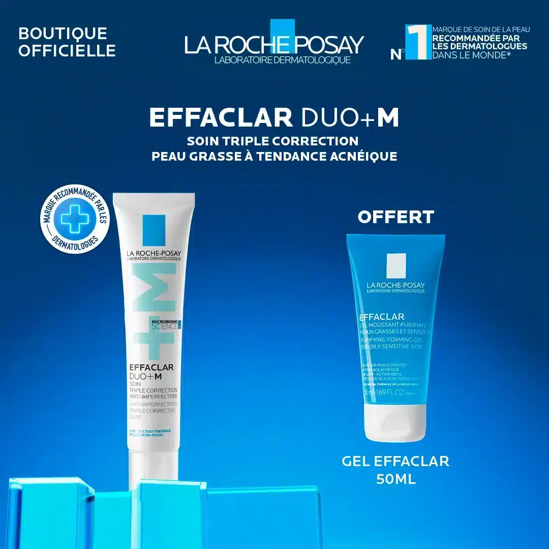 La Roche Posay Effaclar Duo+ 40ml+ Effaclar Gel Moussant Purifiant 50ml Pack