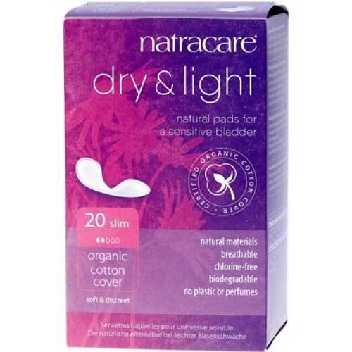 Natracare Serviettes Incontinence Légère x20