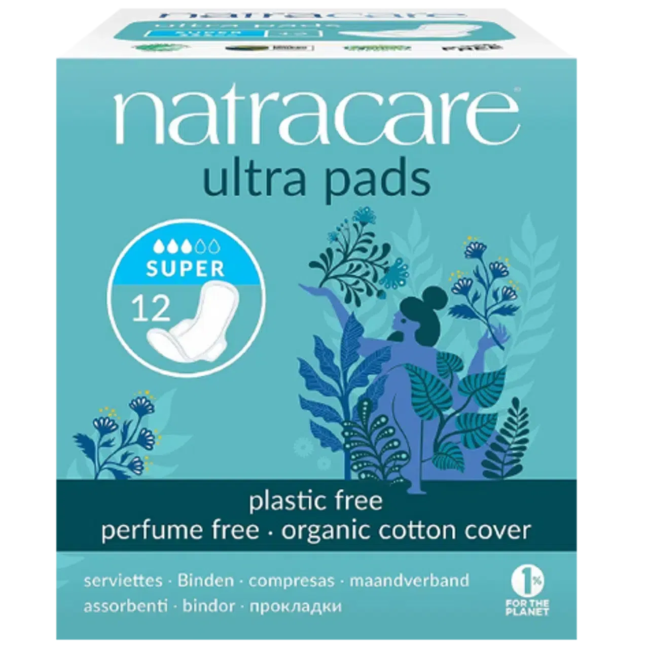 Natracare Ultra Pads en Coton Biologique x12