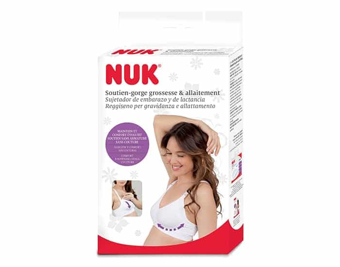 Nuk soutien-gorge grossesse et allaitement blanc taille L