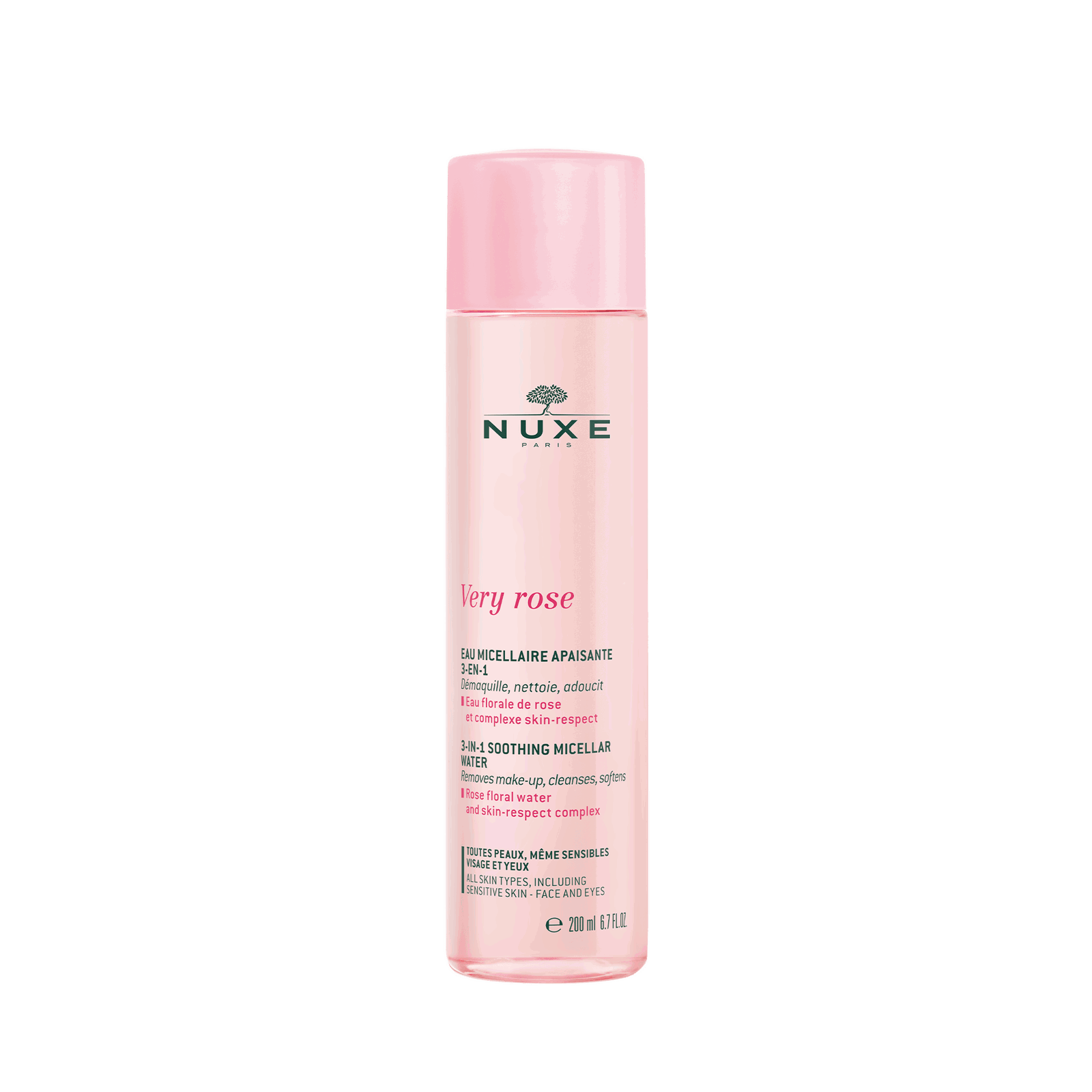 Nuxe Very Rose Eau Micellaire Apaisante 3-en-1 – 200ml