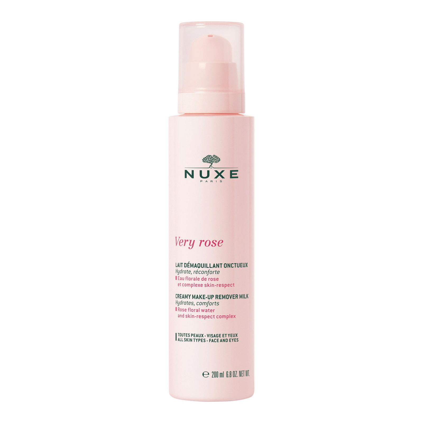 Nuxe Very Rose Lait Démaquillant Onctueux – 200ml