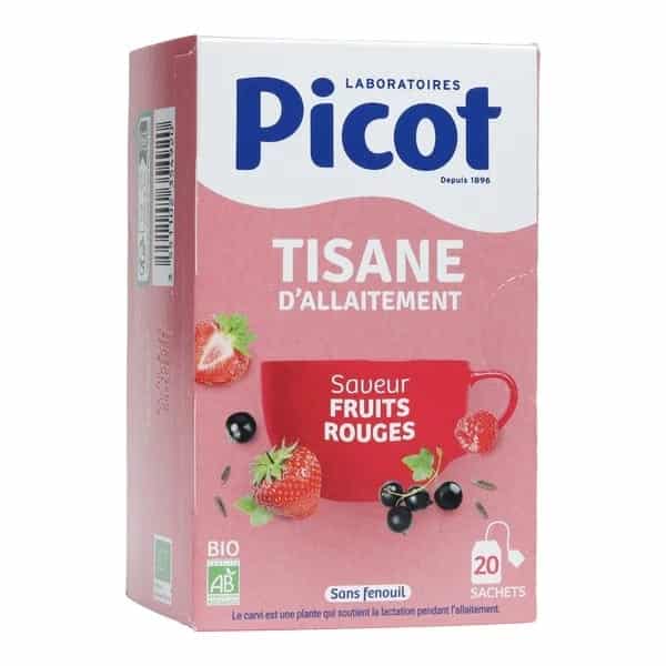 Picot Tisane d’Allaitement Bio – Saveur Fruits rouges