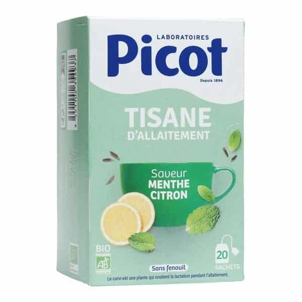 Picot Tisane d’Allaitement Bio – Saveur Menthe Citron