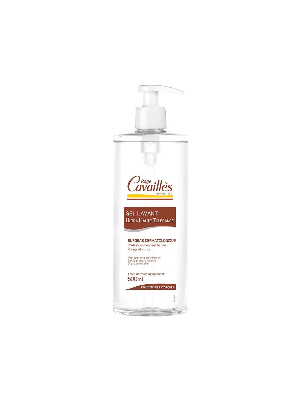 Rogé Cavaillès Gel Lavant U.H.T Peaux Sèches 500 ml