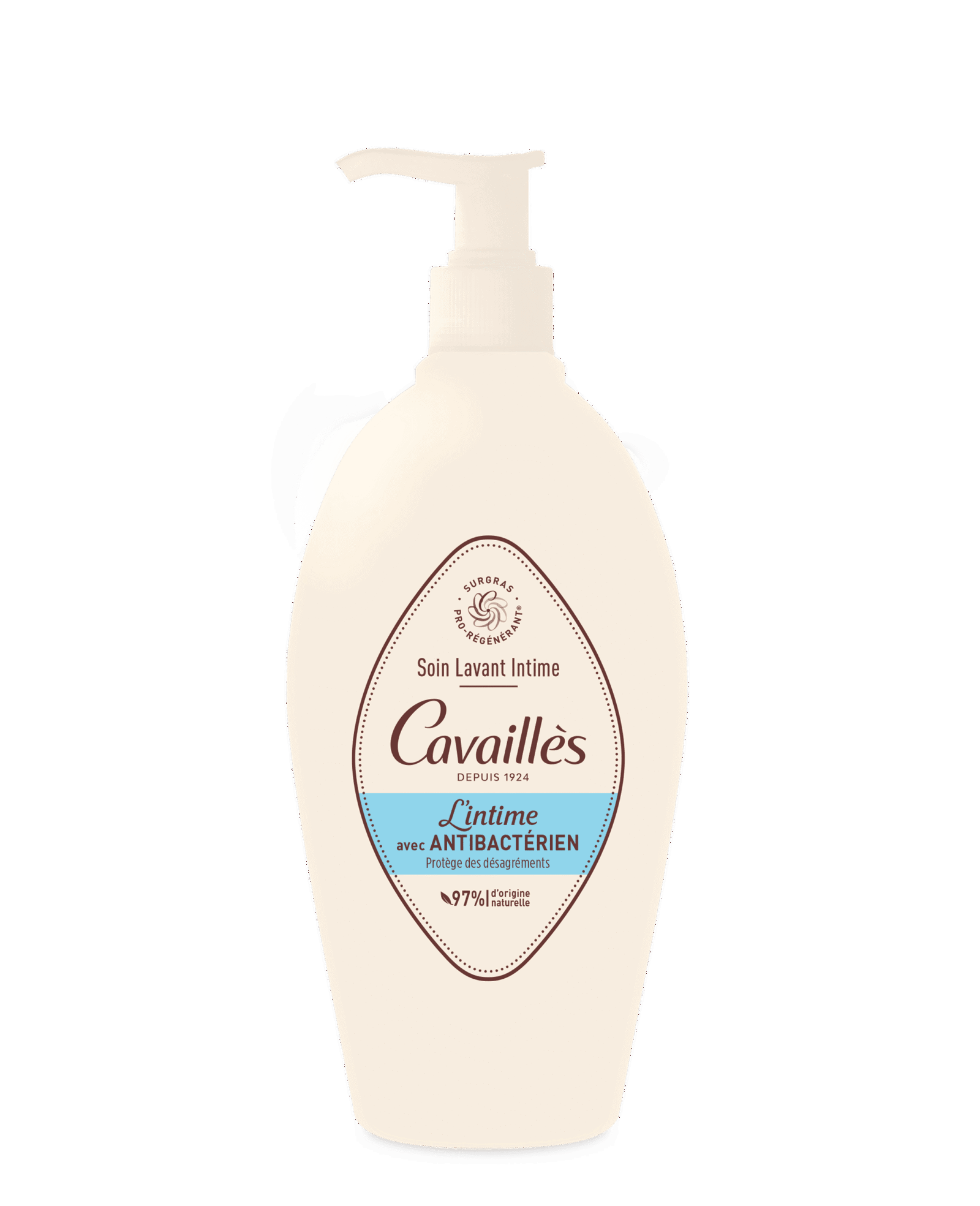 Rogé Cavaillès Soin Lavant Intime avec Antibactérien 500ml