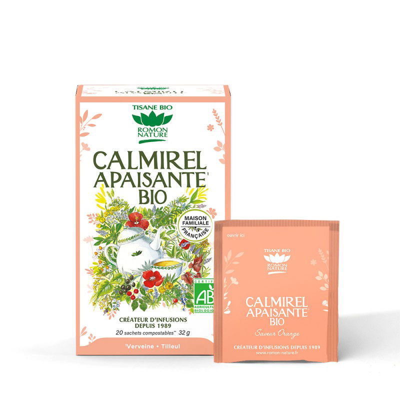 Romon Nature Tisane Calmirel Apaisante bio pour enfants – 20 sachets