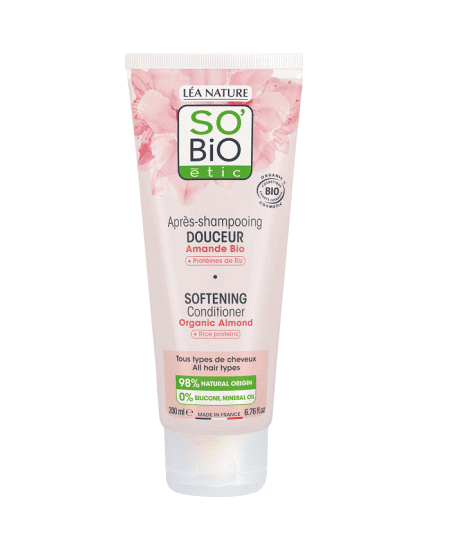 So Bio Après-shampoing aux Lait d’Amande et Protéines de Riz 200ml