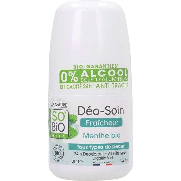 SO BIO Déo‑Soin Fraîcheur Menthe Bio 50 ml