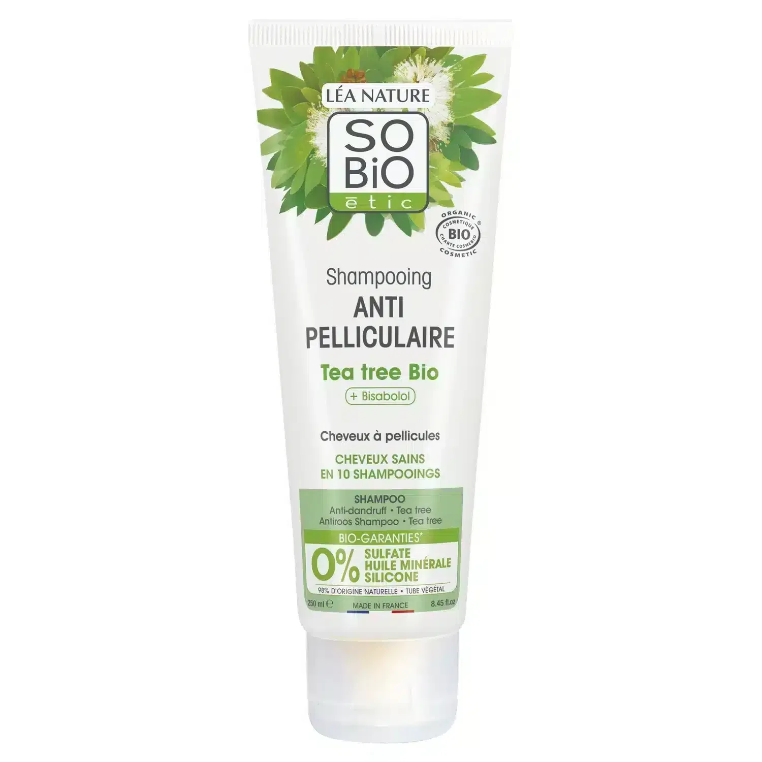 So Bio Shampoing Antipelliculaire Cheveux à pellicules Tea tree Bio