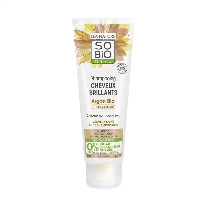 So Bio Shampooing Cheveux Brillants Argan 250ml