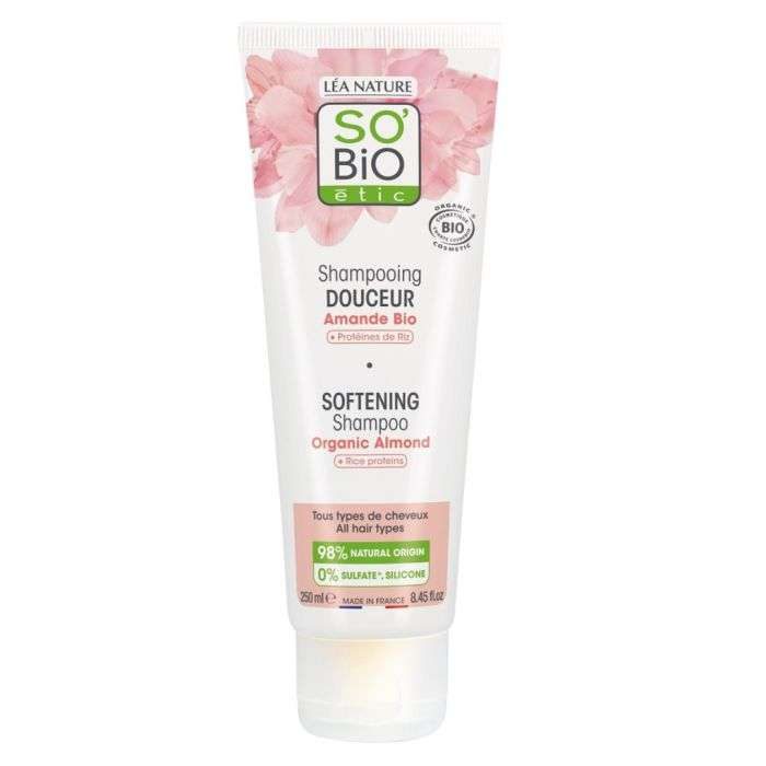 So Bio Shampooing Doux aux Lait d’Amande et Protéines de Riz 250ml