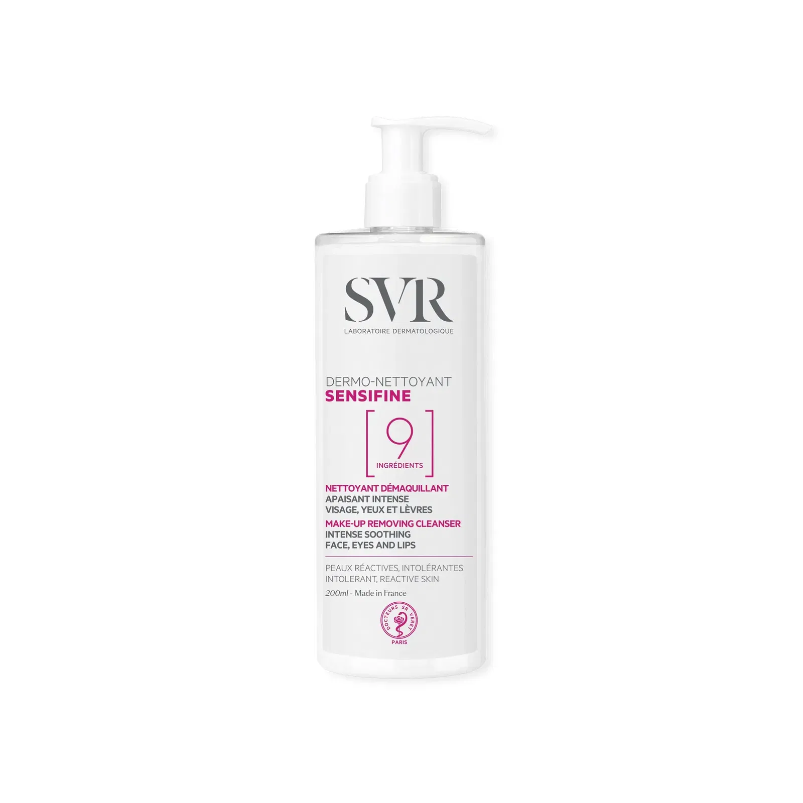 SVR Sensifine Dermo‑Nettoyant – nettoyant démaquillant 400 ml