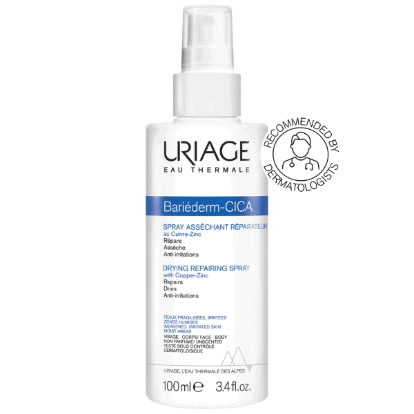 Uriage Eau Thermale Bariéderm CICA Spray Asséchant Réparateur 100ml