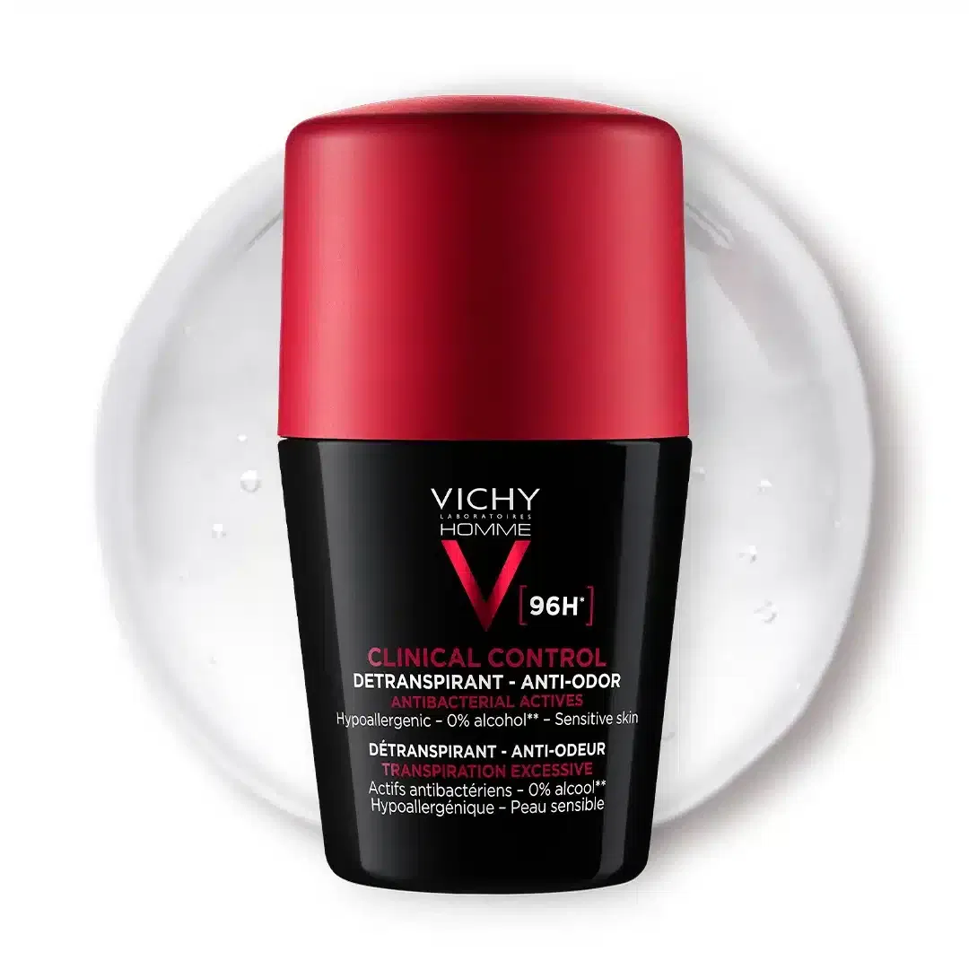 Vichy Homme Déodorant Clinical Control 96H Tous types de peau 50ml