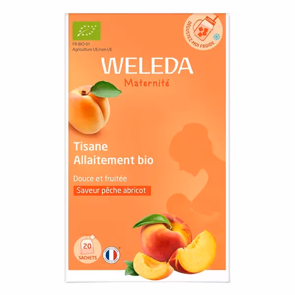 Weleda Tisane Allaitement Bio Pêche Abricot