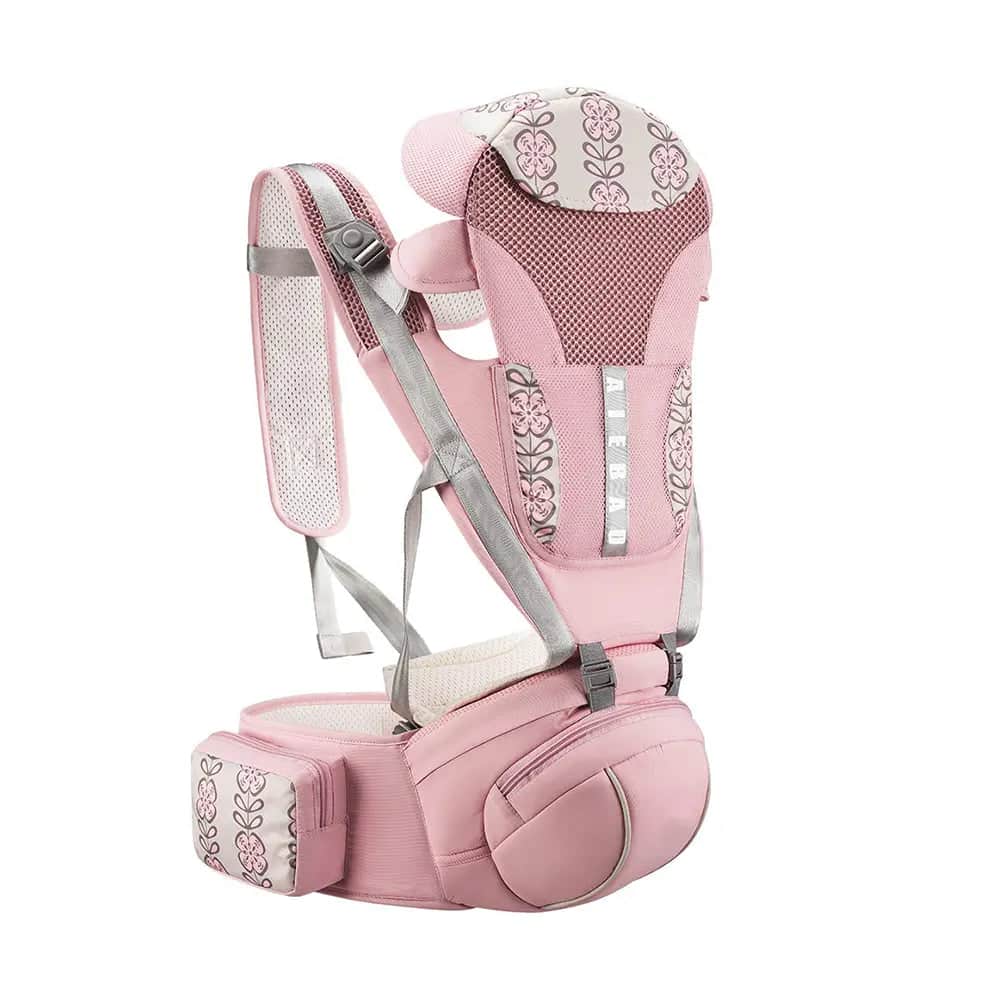 AIEBAO Porte-Bébé Rose – De 0 à 36 Mois