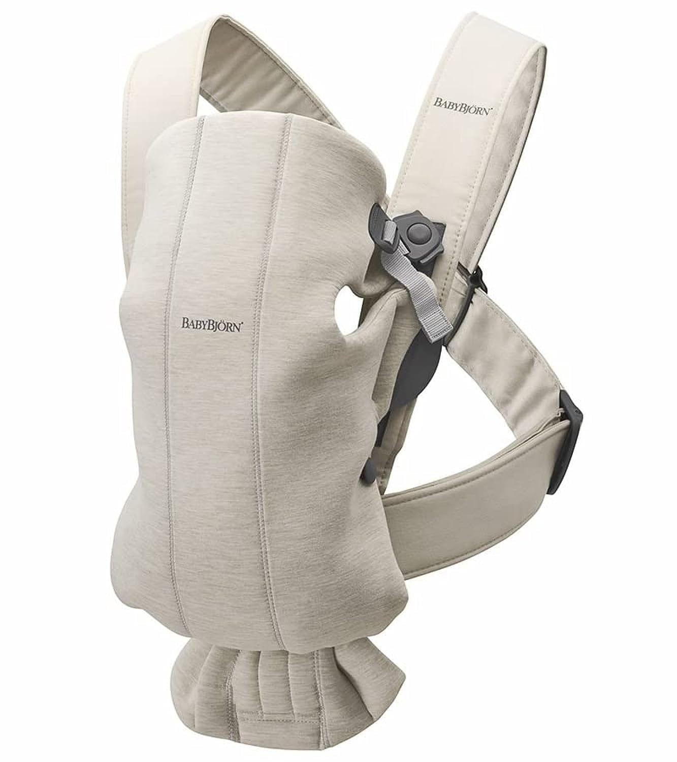 BabyBjörn Porte-bébé Mini 3D Jersey Light Beige