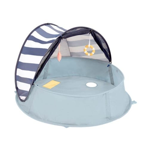 Babymoov Parc de jeux et piscine Nid 3 en 1 anti-UV – Aquani Marinière