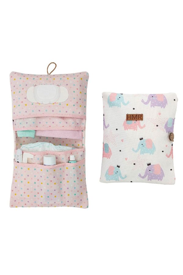 Hamur Trousse Organisateur essentiels Bebe – Elephant
